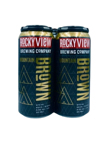 ROCKY VIEW BROWN 473ML 4PK CAN