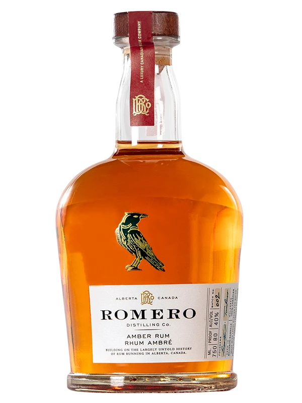 ROMERO AMBER RUM 750ML