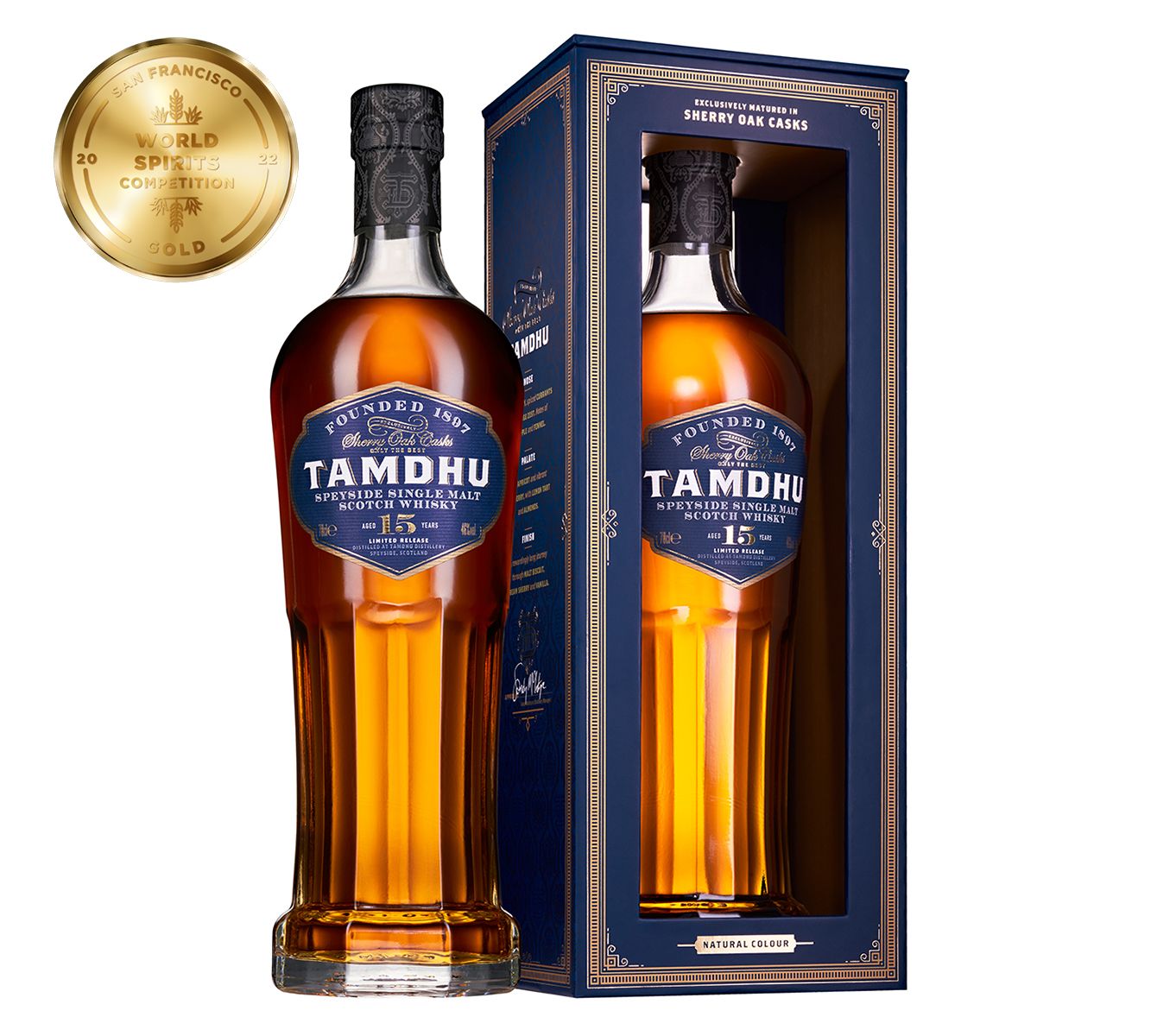 TAMDHU 15YR SPEYSIDE SINGLE MALT SCOTCH WHISKY 700ML