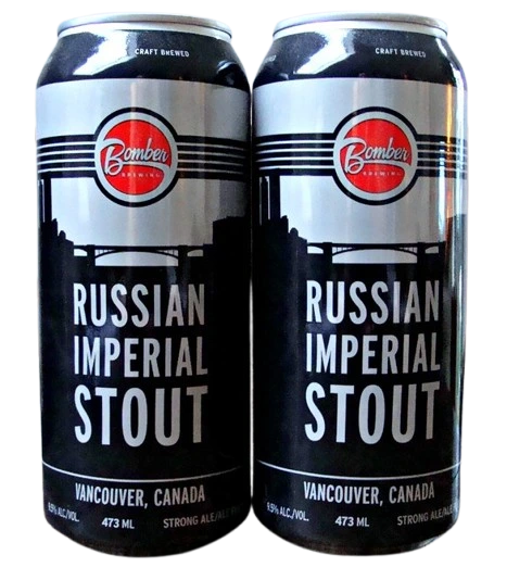 BOMBER RUSSIAN IMP STOUT 473ML CAN @ Kelowna [1029150]