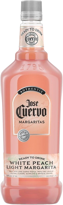 JOSE CUERVO AUTHENTIC WHITE PEACH MARGARITA 1.75L