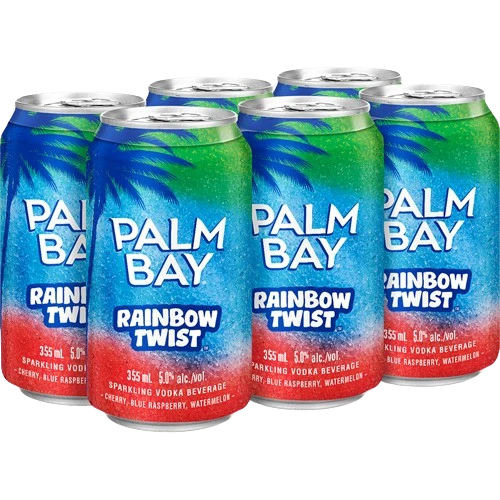 PALM BAY RAINBOW TWIST 355ML 6PK CAN