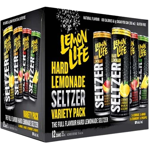 LEMON LIFE VARIETY PACK 355ML 12PK CAN