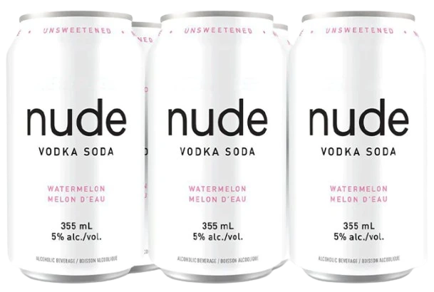 NUDE VODKA SODA WATERMELON 355ML 6PK CAN