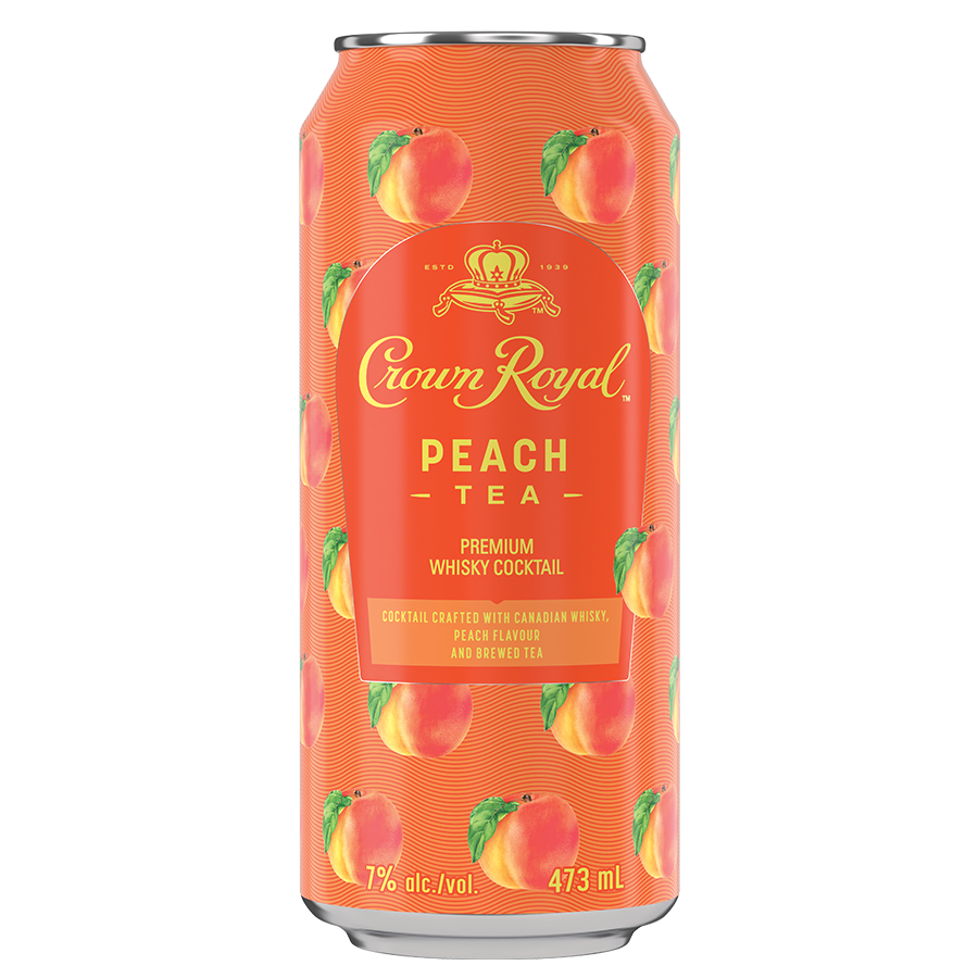 CROWN ROYAL PEACH TEA 473ML CAN