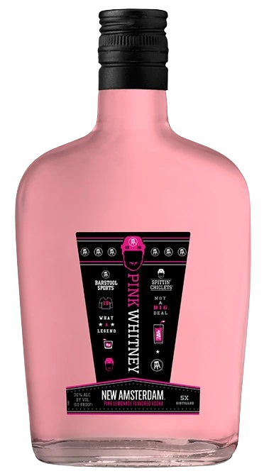 NEW AMSTERDAM PINK WHITNEY VODKA 375ML