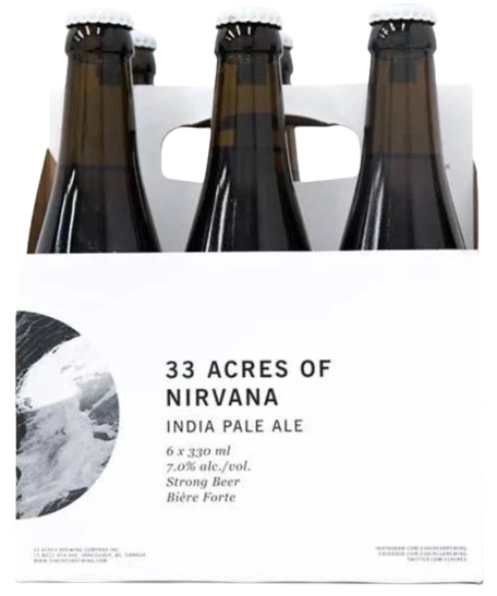 33 ACRES OF NIRVANA INDIA PALE ALE 330ML 6PK BT @ Kelowna [1030455]