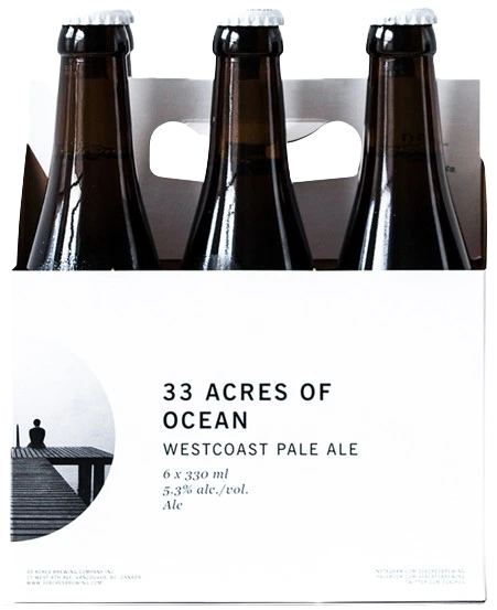 33 ACRES OF OCEAN WESTCOAST PALE ALE 330ML 6PK BT @ Kelowna [1030456]