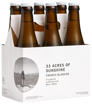 33 ACRES OF SUNSHINE FRENCH BLANCHE 330ML 6PK BT @ Kelowna [1030457]