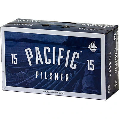 PACIFIC PILSNER 355ML 15PK CAN @ Kelowna [1030576]