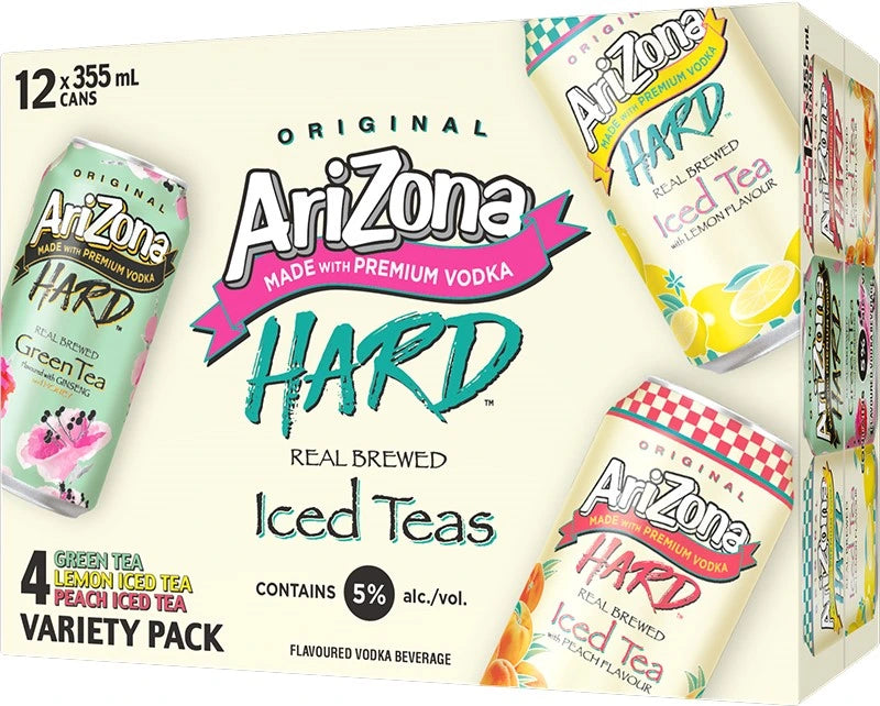 ARIZONA HARD ICED TEA MIXER 355ML 12PK CAN