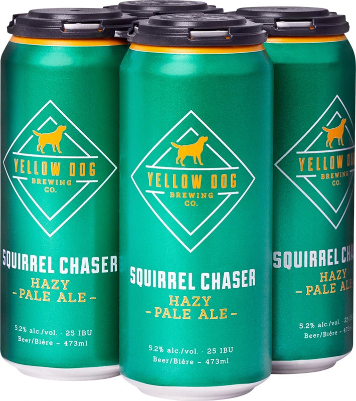 YELLOW DOG SQUIRREL CHASER HAZY PALE ALE 473ML 4PK CAN @ Kelowna [1032191]