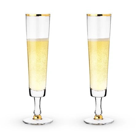 TWINE WEDDING CHAMPAGNE FLUTES