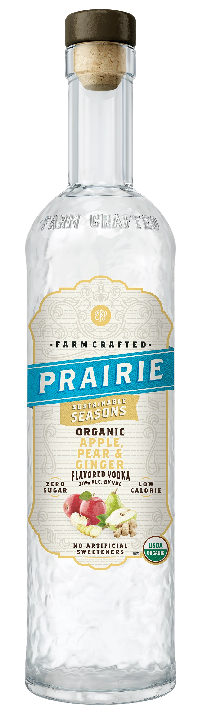 PRAIRIE ORGANIC APPLE PEAR GINGER VODKA 750ML