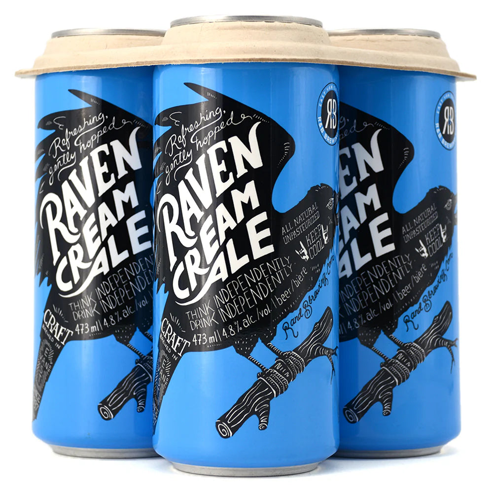 R&B RAVEN CREAM ALE 473ML 4PK CAN @ Kelowna [1033740]