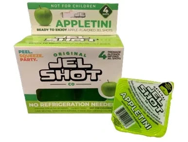 JEL SHOT CO APPLETINI 25ML 4PK