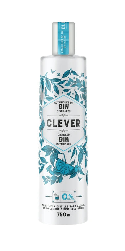 CLEVER NON ALC DISTILLED GIN BOTANICALS 750ML