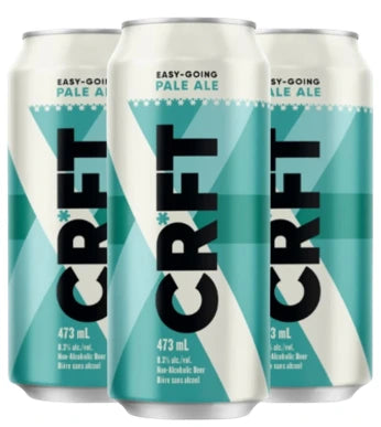 CRFT EASY GOING NON ALC PALE ALE 473ML 4PK CAN