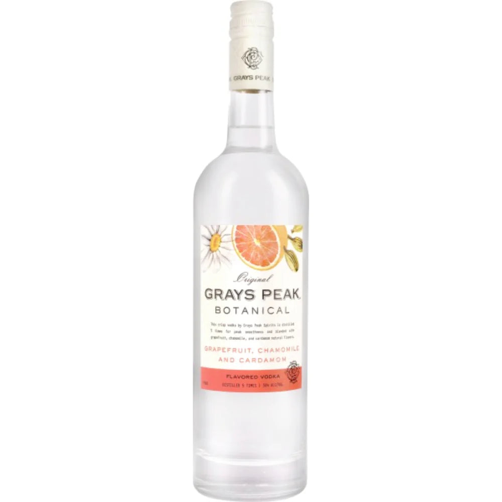 GRAYS PEAK GRAPEFRUIT CHAMOMILE CARDAMOM VODKA 750ML