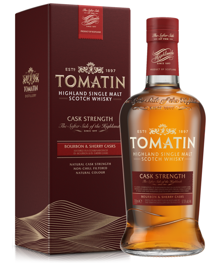 TOMATIN CASK STRENGTH HIGHLAND SINGLE MALT SCOTCH 750ML