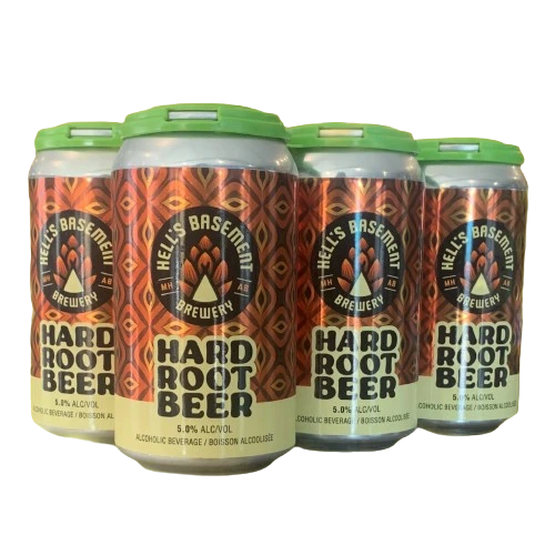 HELLS BASEMENT SPIKED ROOT BEER 355ML 6PK CAN