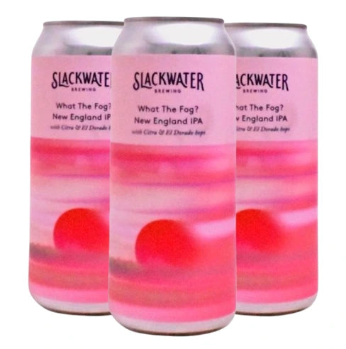 SLACKWATER WHAT THE FOG NE IPA 473ML 4PK CAN