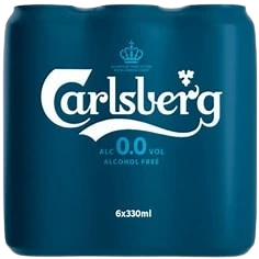 CARLSBERG 0.0% 330ML 6PK CAN