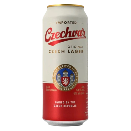 CZECHVAR LAGER 500ML CAN