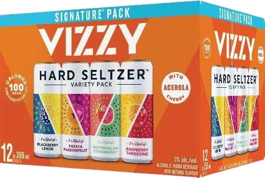 VIZZY HARD SELTZER SIGNATURE MIXER 355ML 12PK CAN