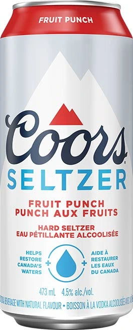 COORS SELTZER FRUIT PUNCH 473ML CAN @ Kelowna [1038515]