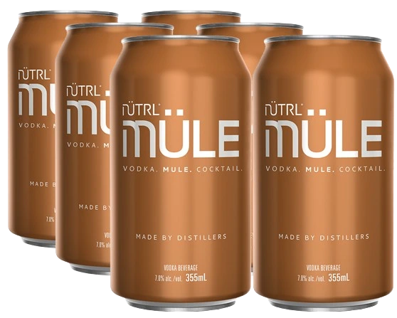 NUTRL MULE 355ML 6PK CAN