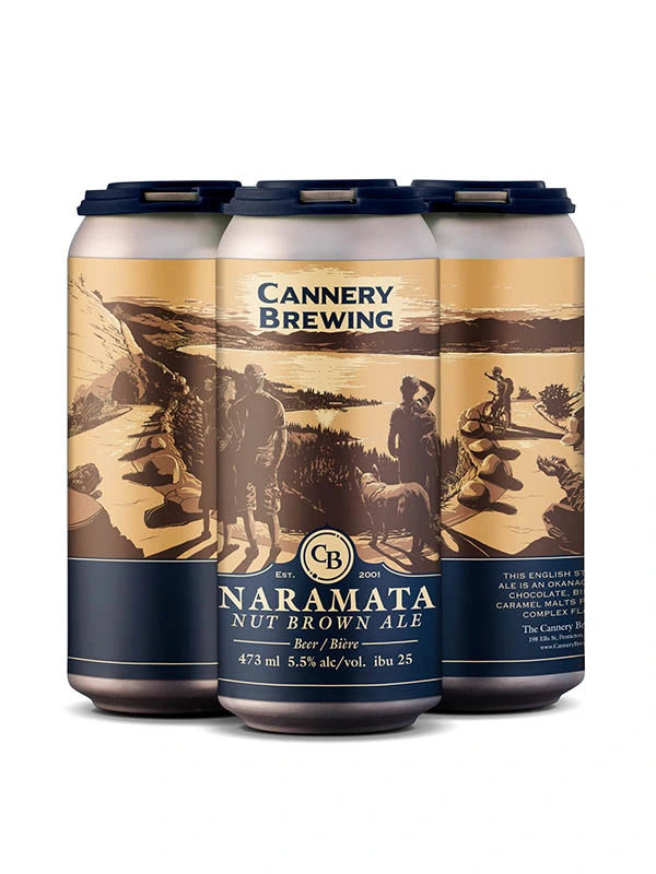 CANNERY NARAMATA NUT BROWN ALE 473ML 4PK CAN