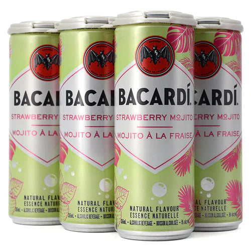 BACARDI STRAWBERRY MOJITO 355ML 6PK CAN @ Kelowna [1039125]