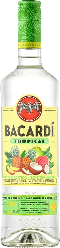 BACARDI TROPICAL RUM 750ML