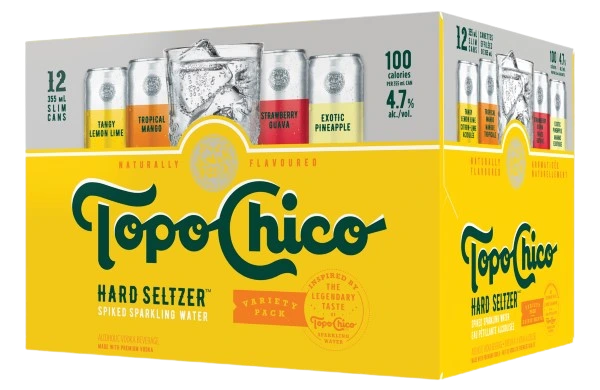 TOPO CHICO VARIETY PACK 355ML 12PK CAN