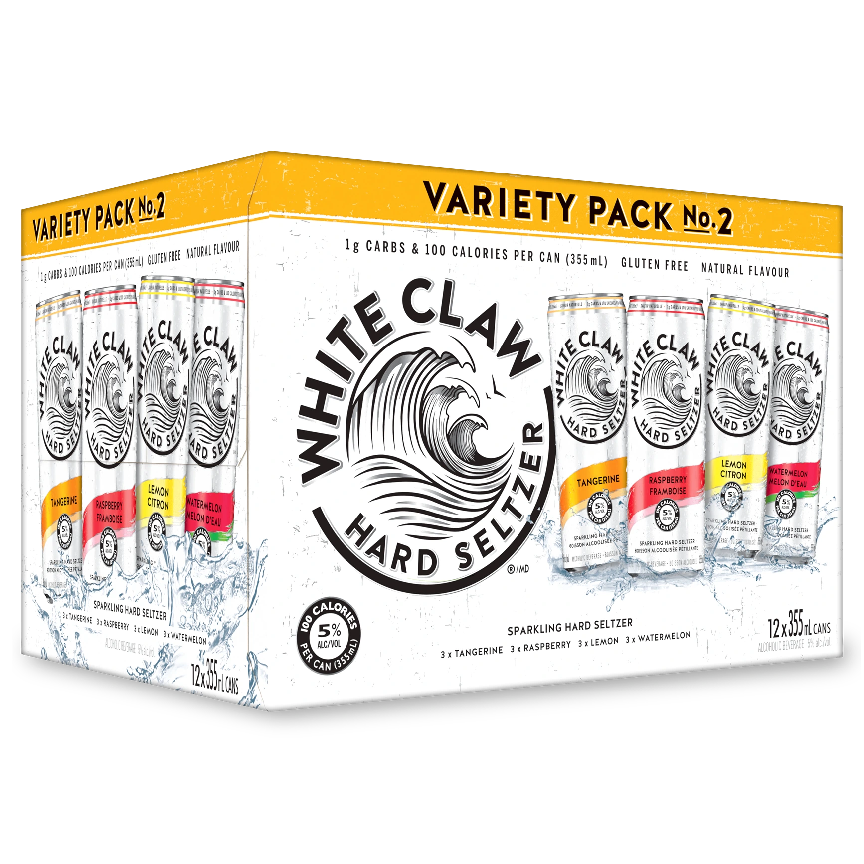 WHITE CLAW MIXER NO 2 355ML 12PK CAN