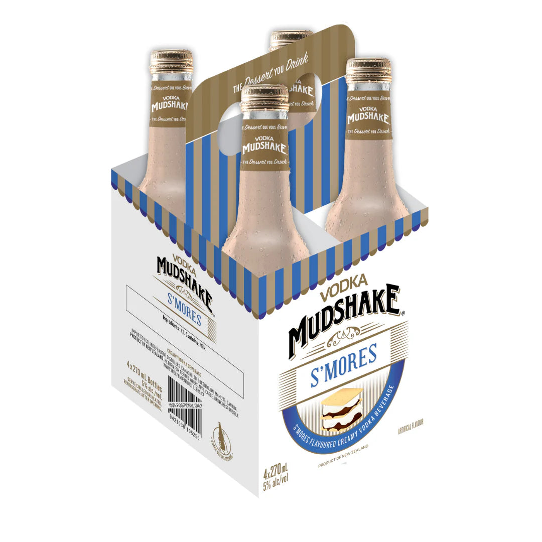 VODKA MUDSHAKE SMORES 270ML 4PK BT