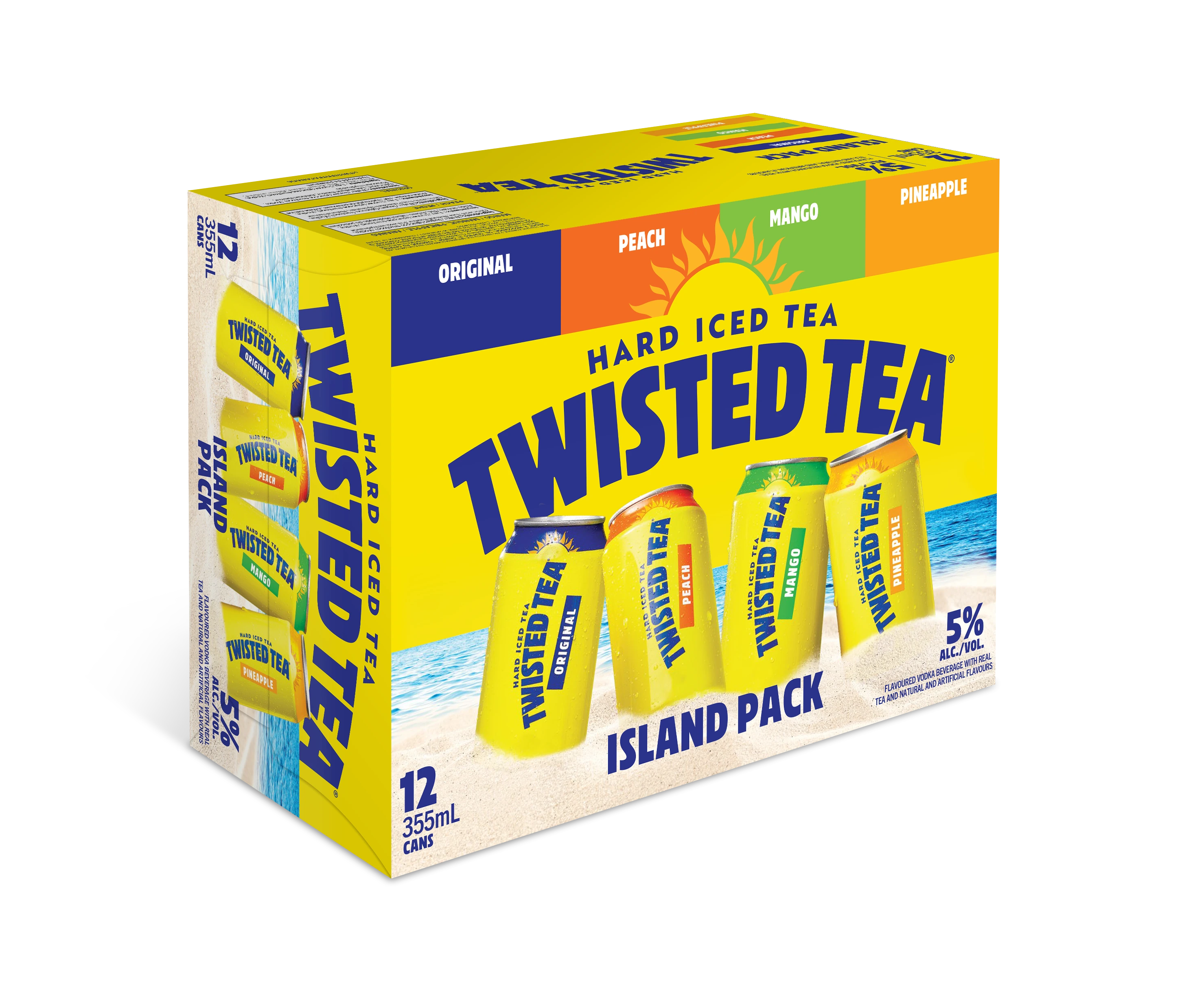 TWISTED TEA ISLAND MIXER 355ML 12PK CAN