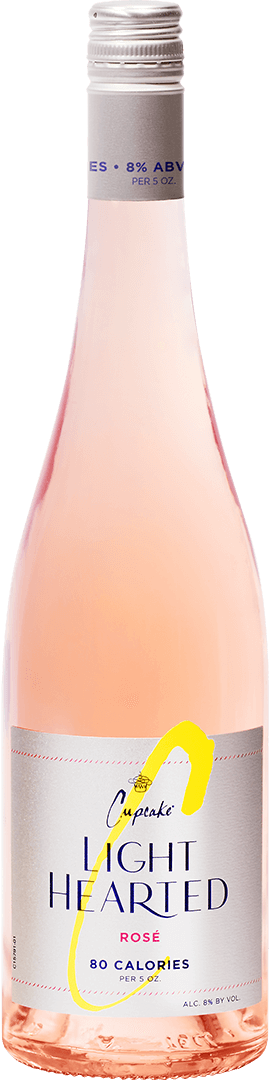 CUPCAKE LIGHT HEARTED ROSE 750ML