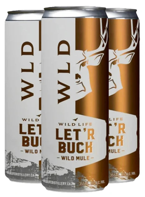 WILD LIFE LET 'R BUCK WILD MULE 355ML 4PK CAN