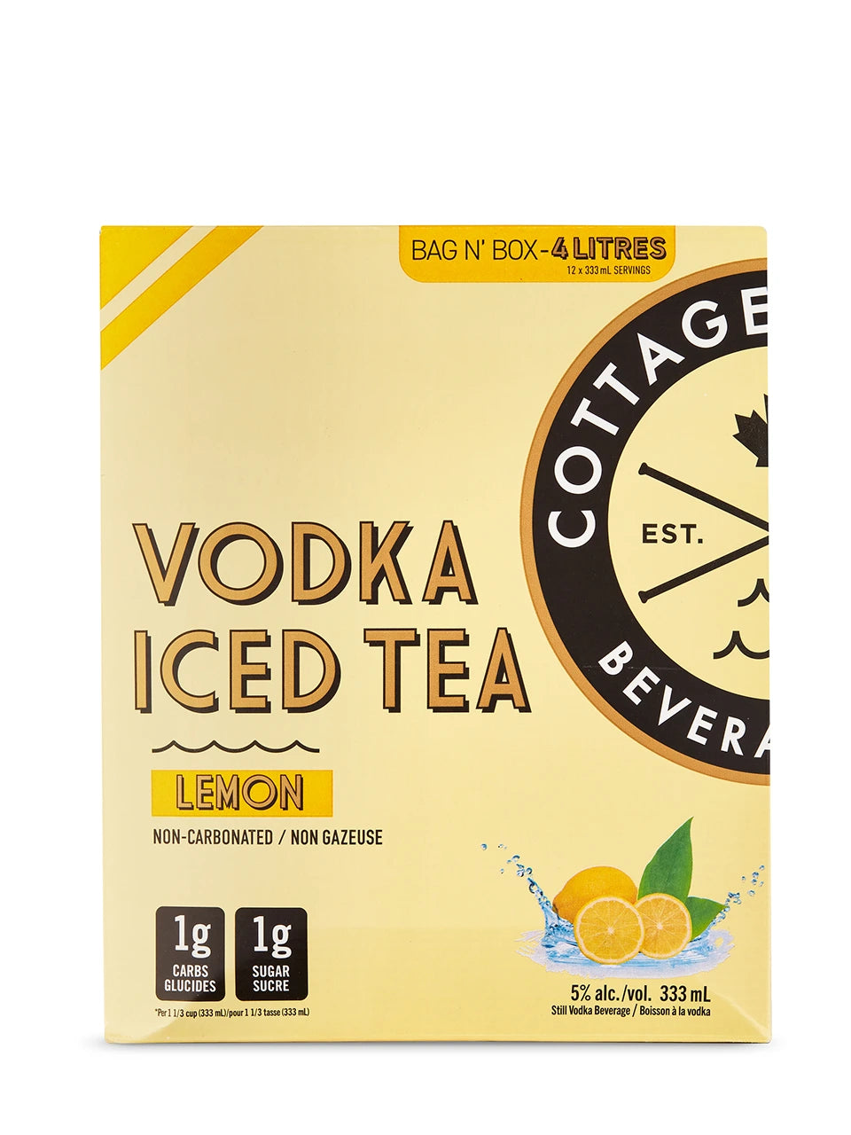 COTTAGE SPRINGS VODKA ICED TEA 4L