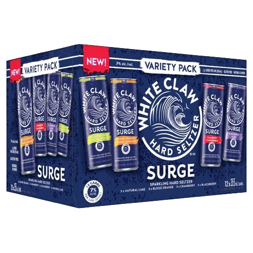 WHITE CLAW HARD SELTZER SURGE MIXER 355ML 12PK CAN @ Kelowna [1042348]