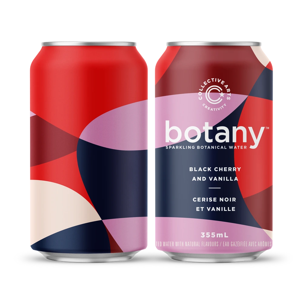 BOTANY CHERRY VANILLA NON ALC SPARKLING WATER 355ML