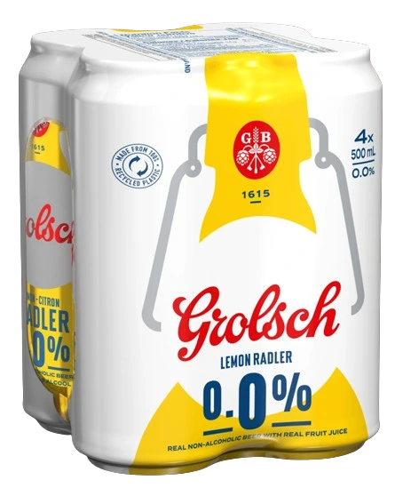 GROLSCH LEMON RADLER NON ALC 0.0% 500ML 4PK CAN @ Kelowna [1042633]