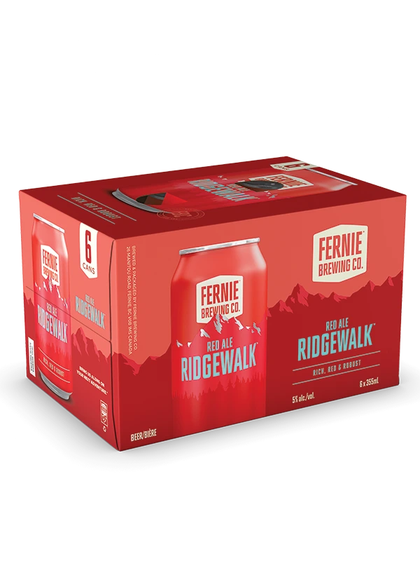 FERNIE RIDGEWALK RED ALE 355ML 6PK CAN @ Kelowna [1042941]