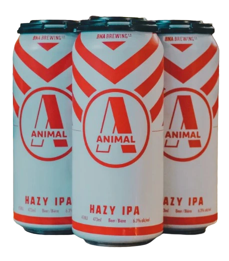 BNA ANIMAL HAZY IPA 473ML 4PK CAN @ Kelowna [1044310]