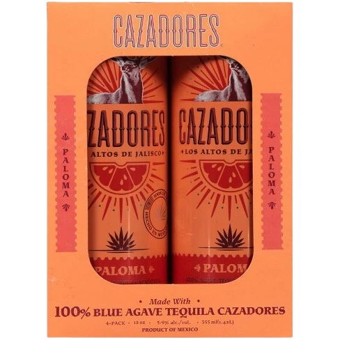 CAZADORES PALOMA 355ML 4PK CAN