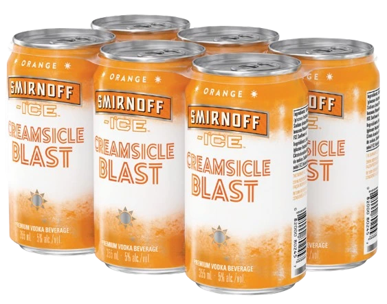 SMIRNOFF ICE CREAMSICLE BLAST 355ML 6PK CAN