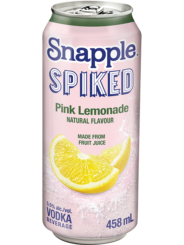 SNAPPLE SPIKED PINK LEMONADE 458ML CAN