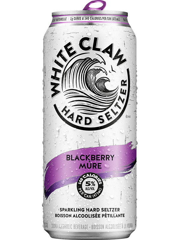 WHITE CLAW HARD SELTZER BLACKBERRY 473ML CAN @ Kelowna [1045550]